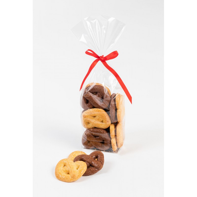 bretzel vanille et chocolat