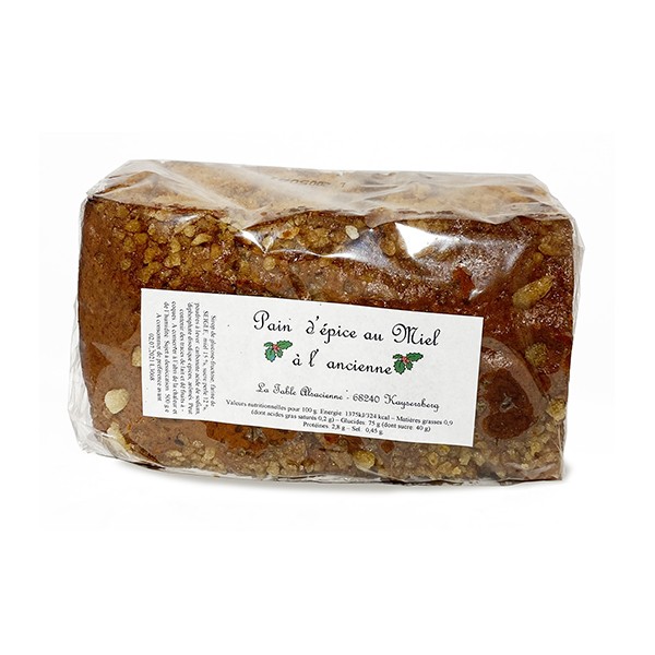 Épicerie : Pain d'épices au miel tranché - 57% de miel - 250 g - Icko  Apiculture