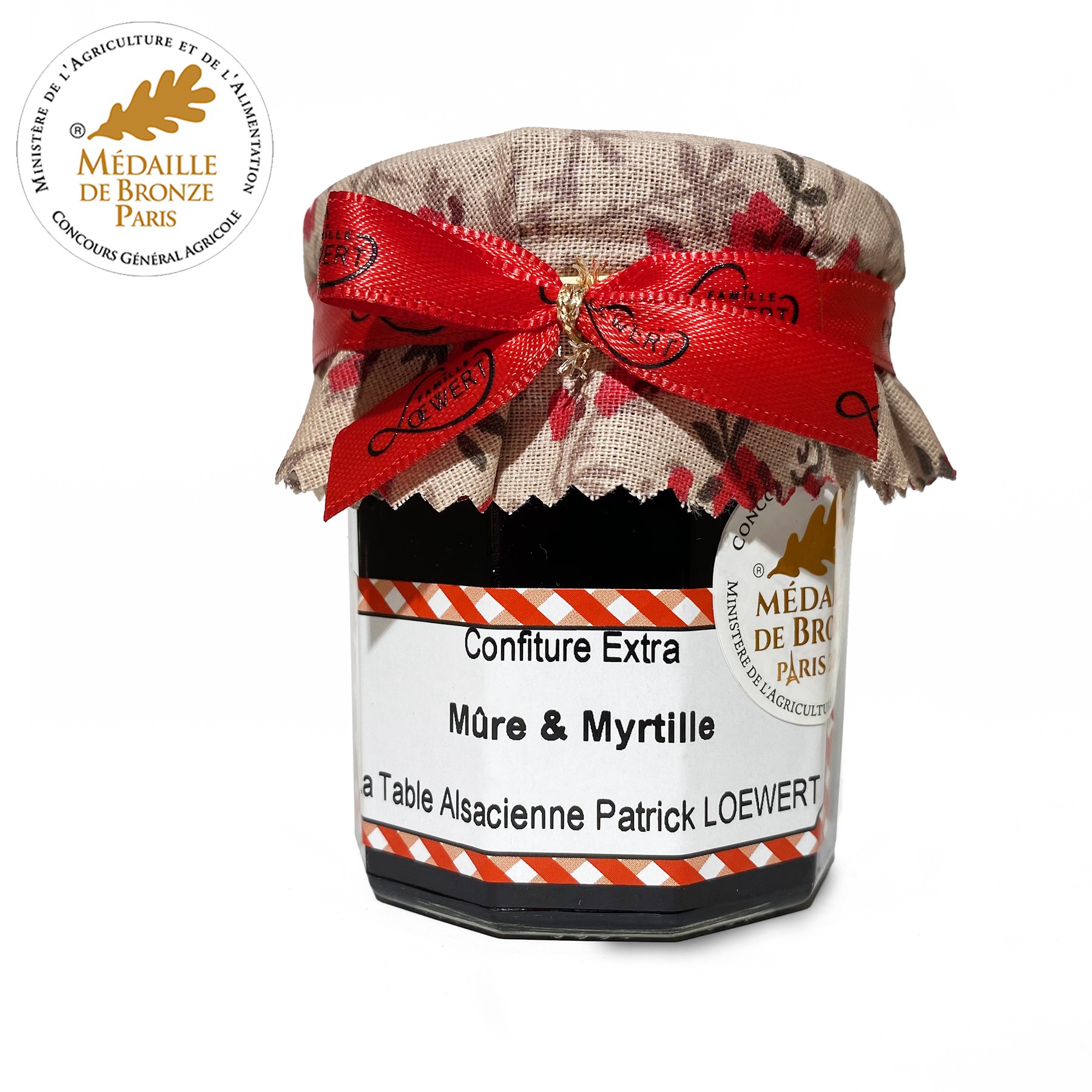 Confiture extra de myrtille sauvage en pot verre 30 g BONNE MAMAN