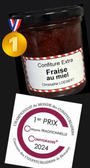 Confiture Fraise au miel