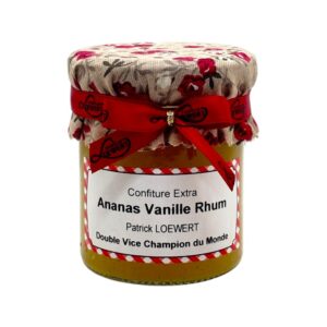 confiture ananas vanille rhum
