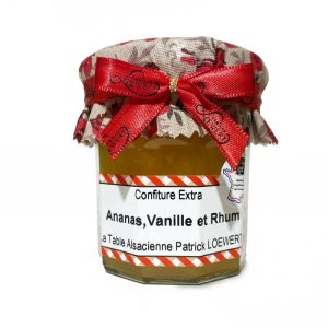 confiture ananas vanille rhum