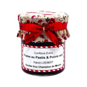 Confiture Fraise au pastis & Poivre vert