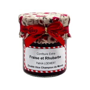 confiture fraise rhubarbe