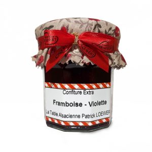 confiture framboise violette