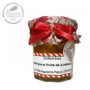 confiture mangue et fruit de la passion