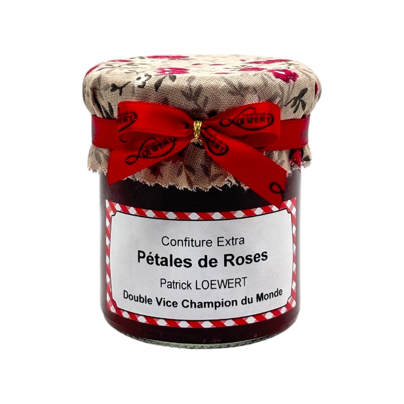 confiture petales de roses
