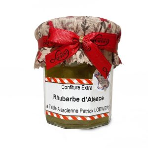 confiture rhubarbe alsace