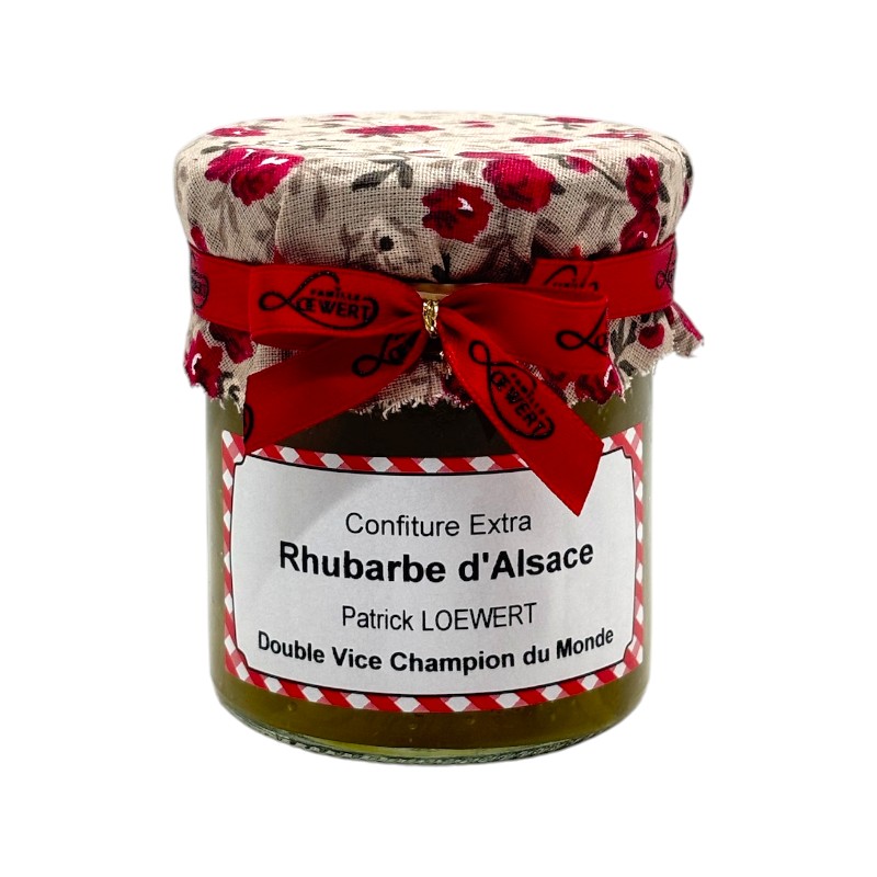 confiture rhubarbe